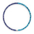 Blaues Byzanz | 925er Sterlingsilber | Firefly-Glasfolie